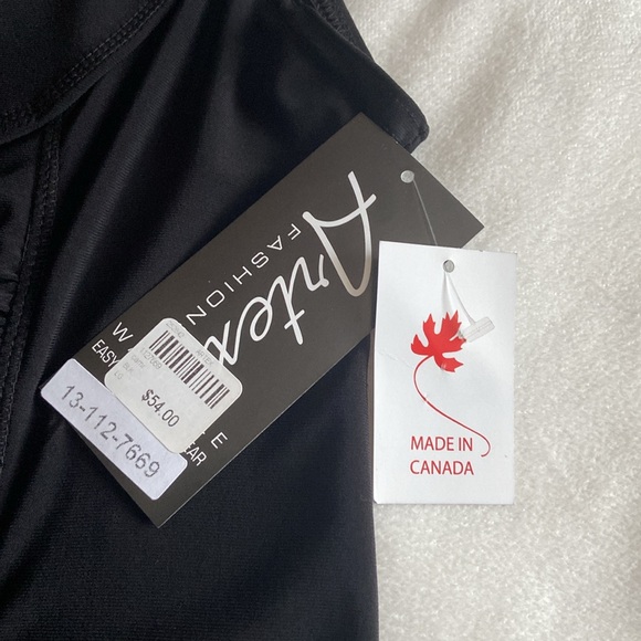 🖤 76. ARTEX NWT Black Top Sz. Large - Picture 2 of 7